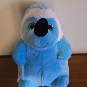 Hedgehog Body, Blue Fur Plush Stuffed Animal- 12 Inches long